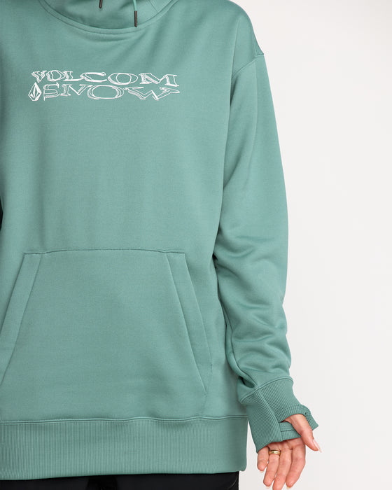 【OUTLET】VOLCOM レディース RIDING HYDRO P/O プルオーバーパーカー