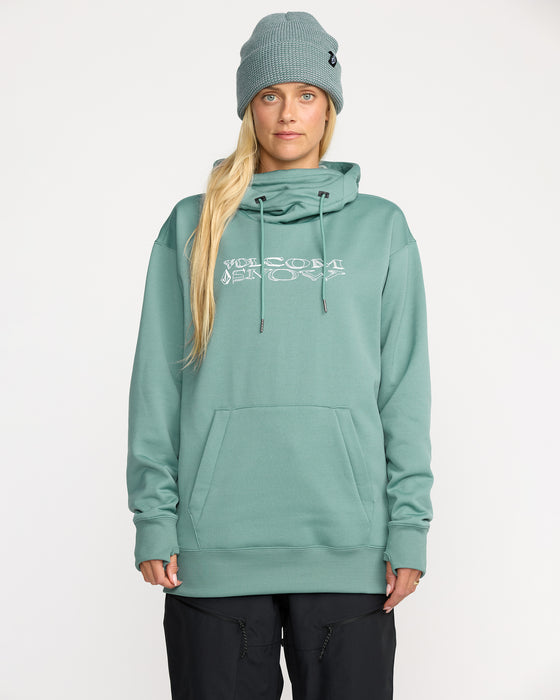 【OUTLET】VOLCOM レディース RIDING HYDRO P/O プルオーバーパーカー