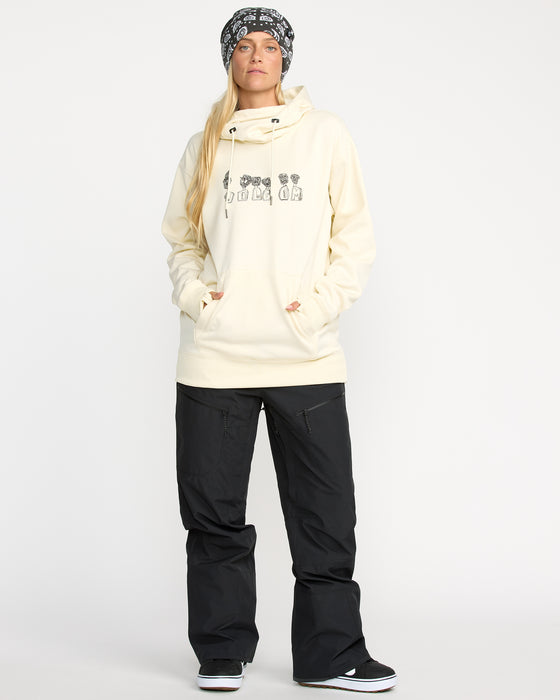 【OUTLET】VOLCOM レディース RIDING HYDRO P/O プルオーバーパーカー