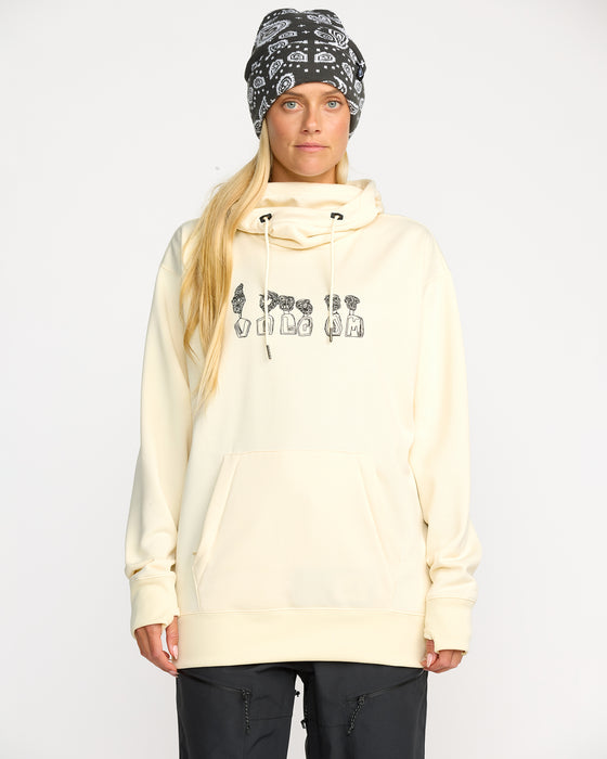【OUTLET】VOLCOM レディース RIDING HYDRO P/O プルオーバーパーカー