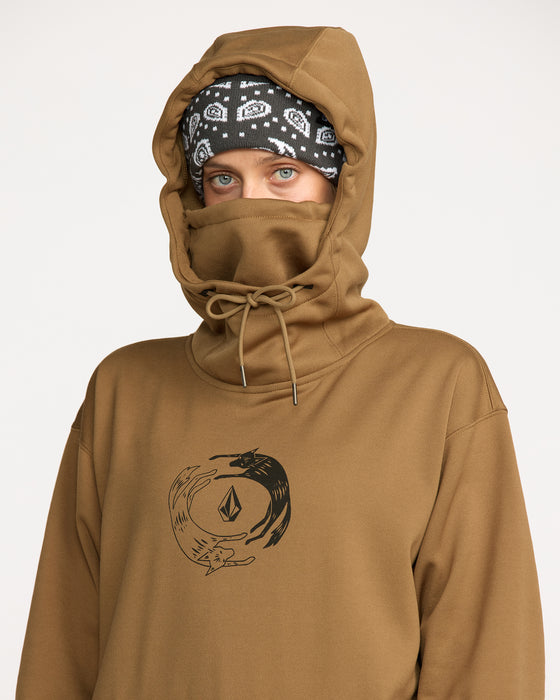 【OUTLET】VOLCOM レディース RIDING HYDRO P/O プルオーバーパーカー