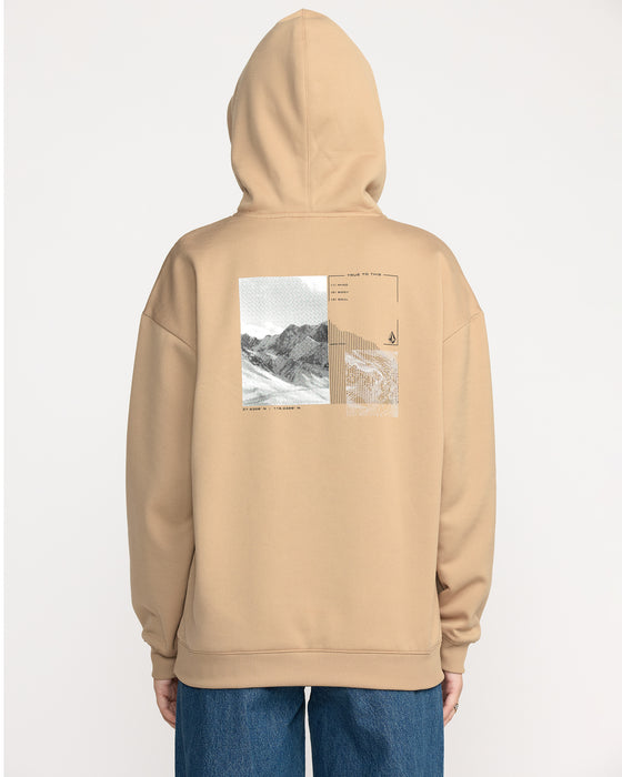 【OUTLET】VOLCOM レディース ESSENTIAL HYDRO HOODIE プルオーバーパーカー