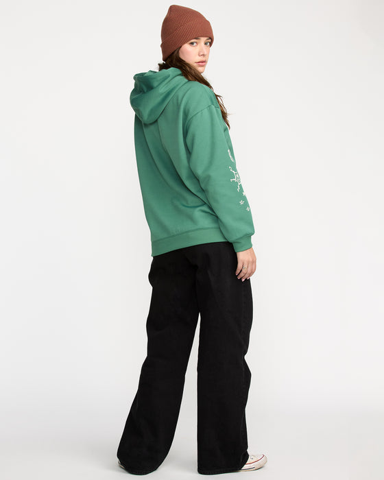 VOLCOM レディース ESSENTIAL HYDRO HOODIE プルオーバーパーカー