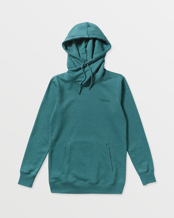 【OUTLET】VOLCOM レディース TOWER P/O FLEECE プルオーバーパーカー