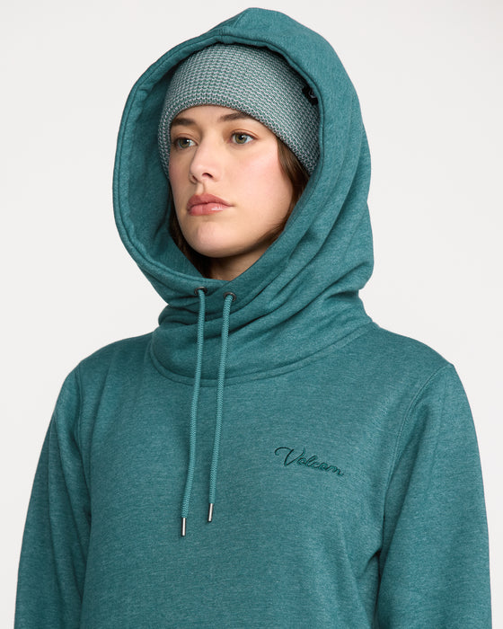 【OUTLET】VOLCOM レディース TOWER P/O FLEECE プルオーバーパーカー