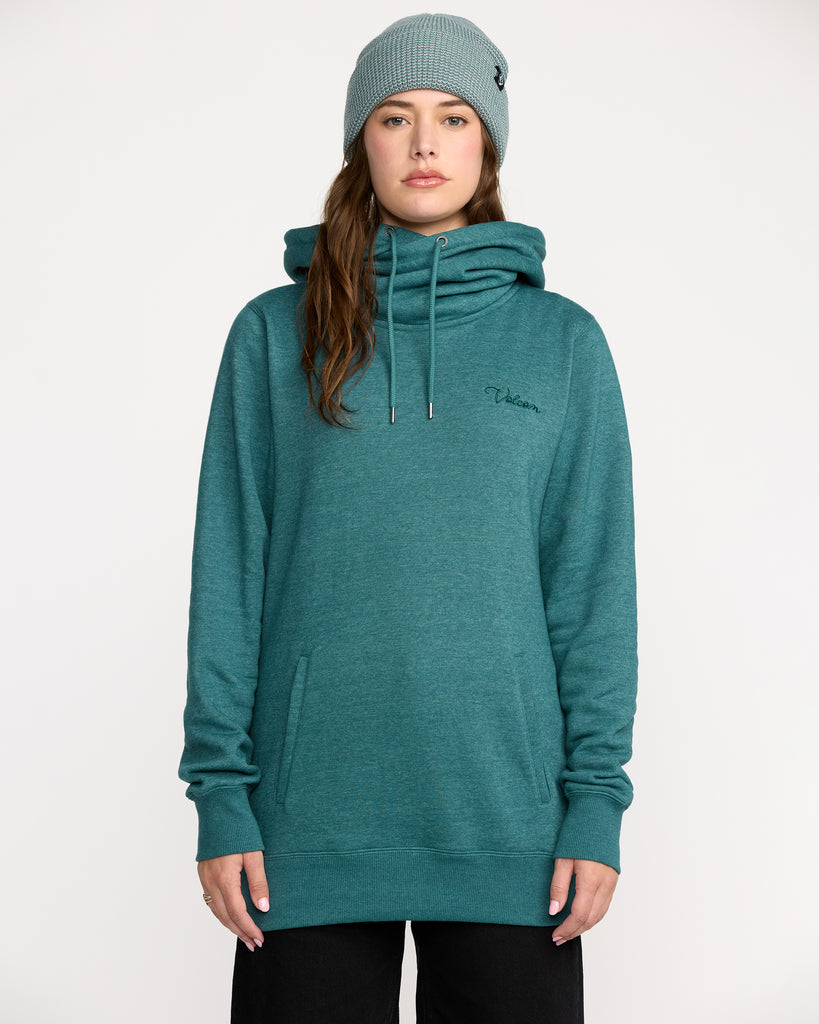 OUTLET】VOLCOM レディース TOWER P/O FLEECE プルオーバーパーカー