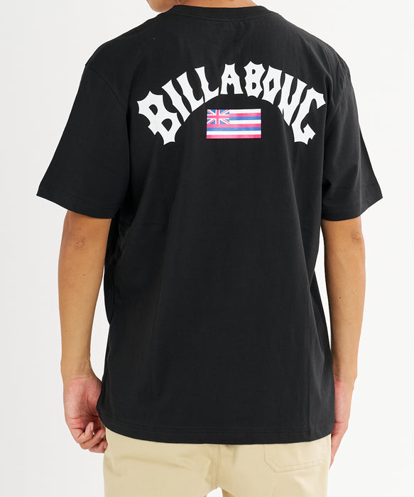 【直営店限定】BILLABONG メンズ ARCH FLAG HI SS HAWAII Tシャツ 【2026年秋冬モデル】