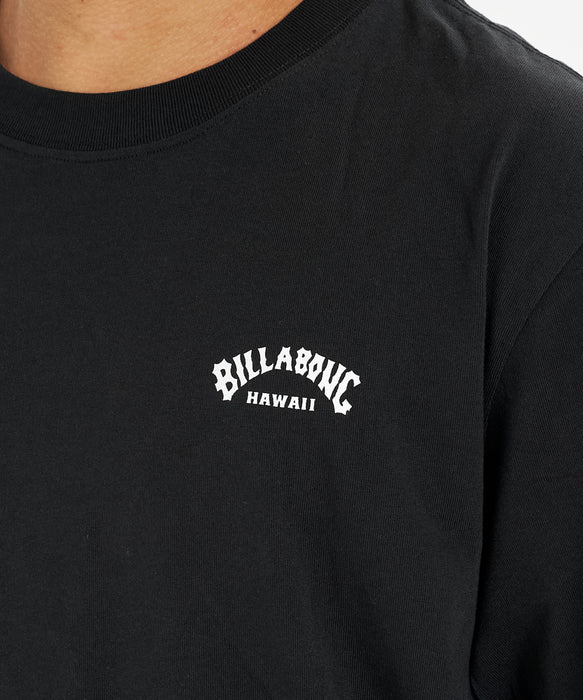 【直営店限定】BILLABONG メンズ ARCH FLAG HI SS HAWAII Tシャツ 【2026年秋冬モデル】
