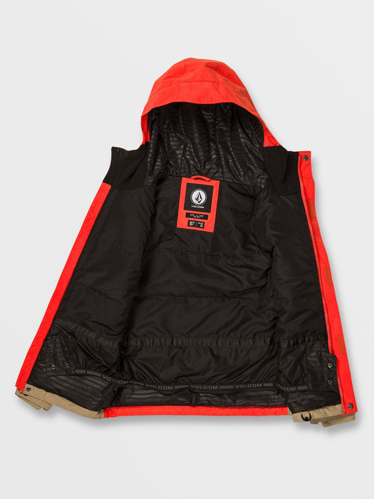 OUTLET】VOLCOM Kids Vernon Insulated Jacket - Orange Shock
