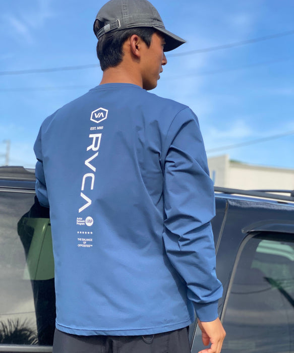 RVCA メンズ STARIGHT WAY LT 長袖サーフTシャツ 【2026年春夏モデル】