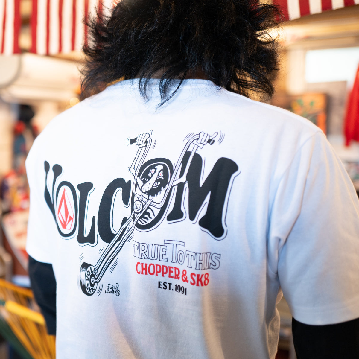直営店限定】 VOLCOM メンズ FUSTY WORKS SS TEE Ⅰ Tシャツ 【2026年