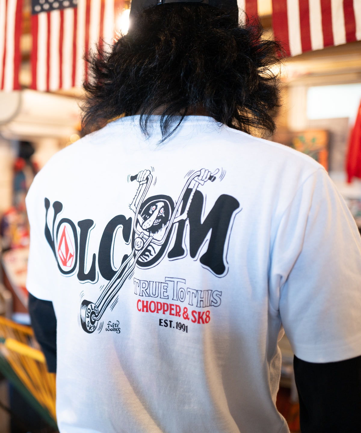 直営店限定】 VOLCOM メンズ FUSTY WORKS SS TEE Ⅰ Tシャツ 【2026年