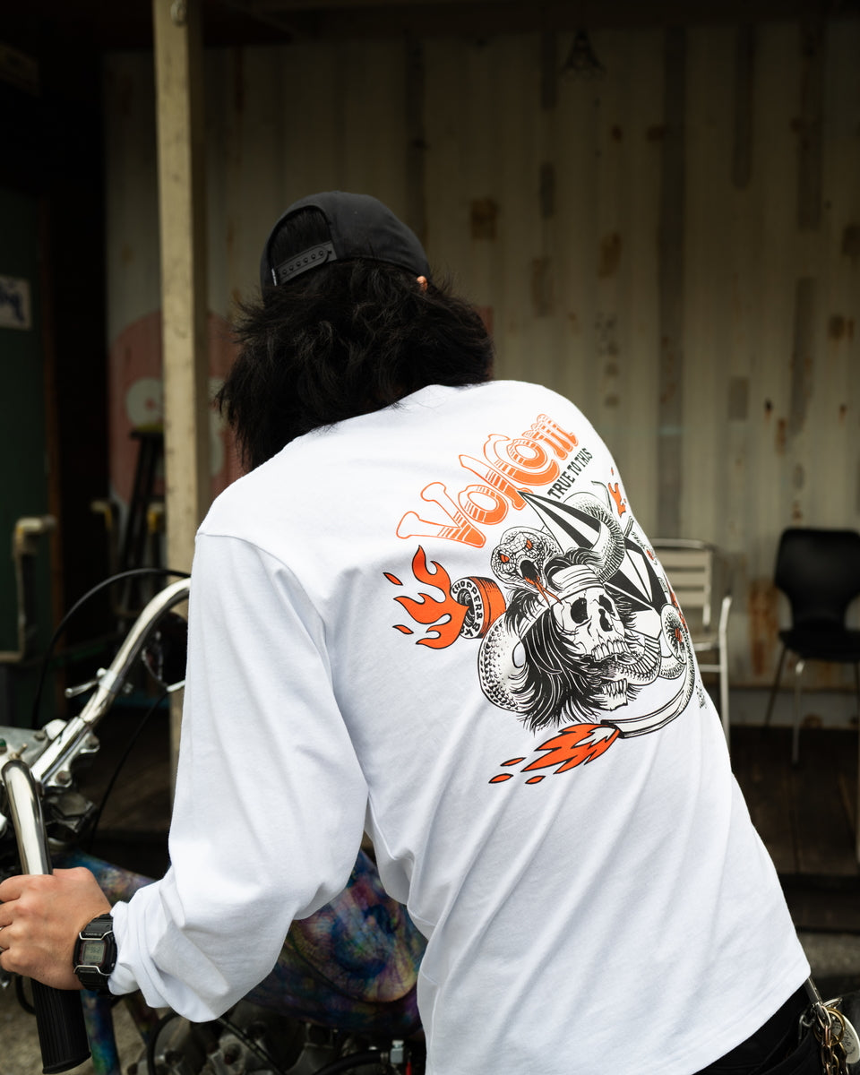 直営店限定】 VOLCOM メンズ FUSTY WORKS 2025 LS TEE Ⅰ ロンT 【2026