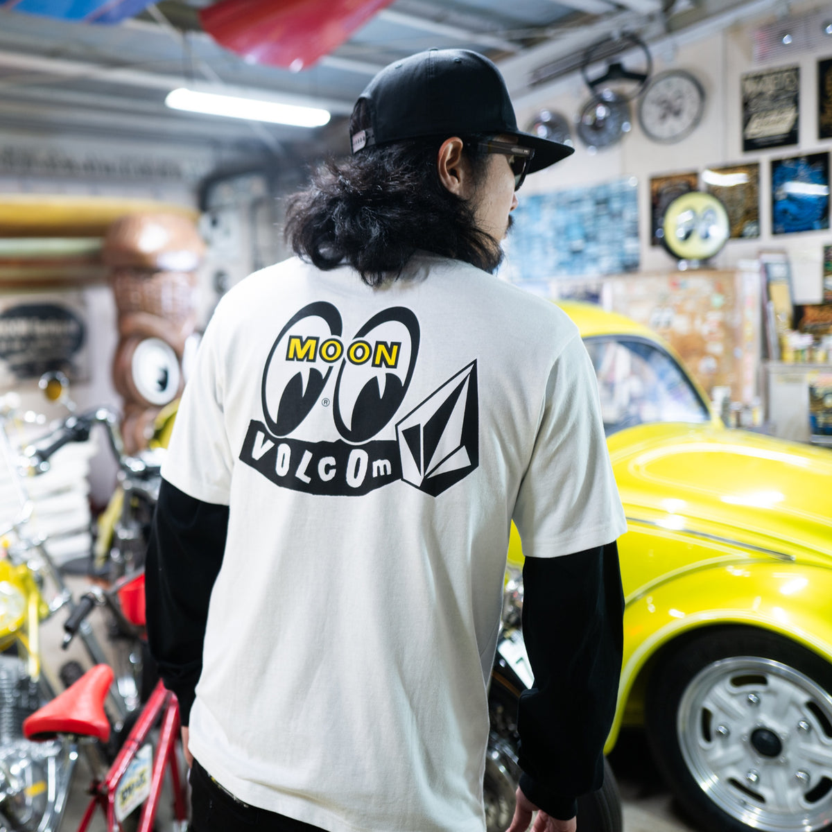VOLCOM メンズ MOONEYES 2025 SS TEE Ⅰ Tシャツ 【2026年春夏モデル】