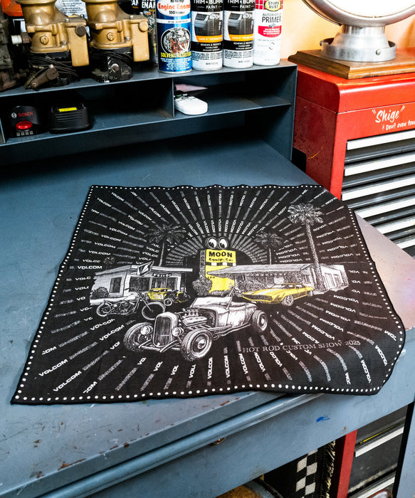 【直営店限定】 VOLCOM メンズ MOONEYES 2025 BANDANA バンダナ 【2026年春夏モデル】