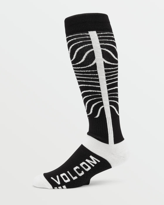 【OUTLET】VOLCOM Mens Heavy Over-The-Calf Sock - Black