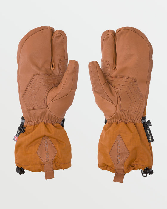 OUTLET】VOLCOM Mens Gaaas Gore-Tex Trigger Mitt - Caramel