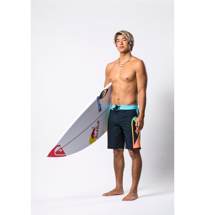 【OUTLET】QUIKSILVER メンズ SURFSILK HOLMES 20 ボードショーツ フィットタイ 4WAYストレッチ 20インチ インナーショーツなしタイプ