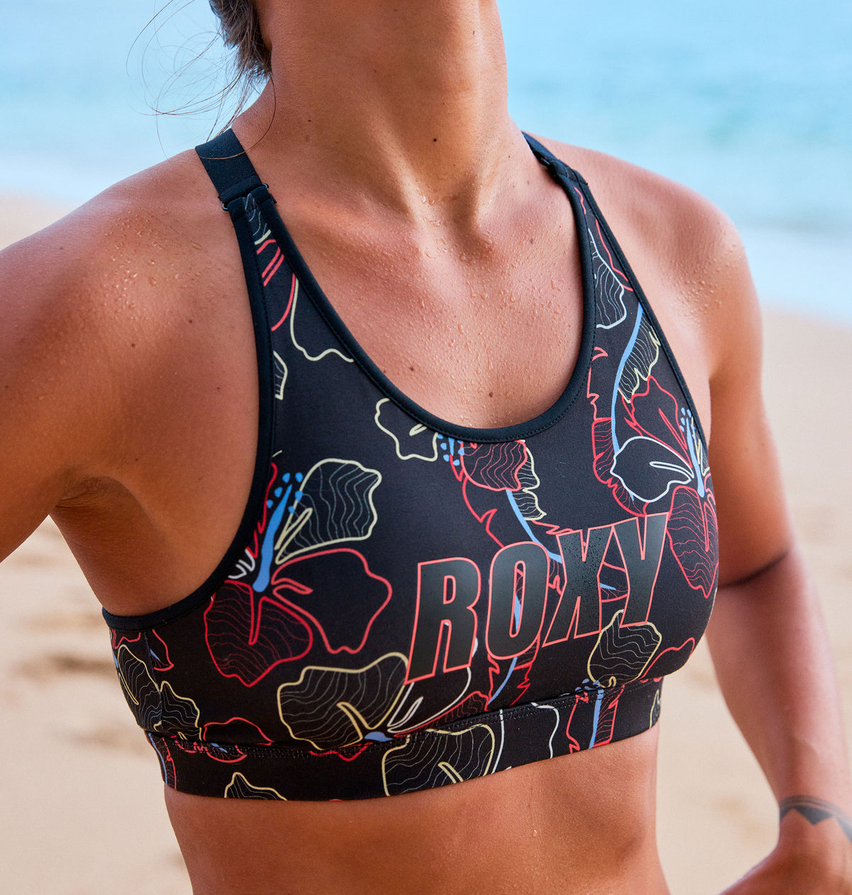 OUTLET】Roxy ROXY ACTIVE BRALETTE PT ウィメンズ 水着トップ
