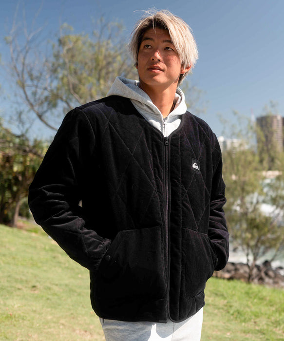 OUTLET】Quiksilver メンズ COLD WIND CARDIGAN コーデュロイ