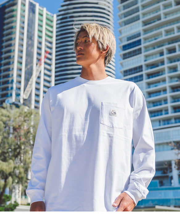 Quiksilver BW HISTORY POCKET LT 長袖Tシャツ メンズ