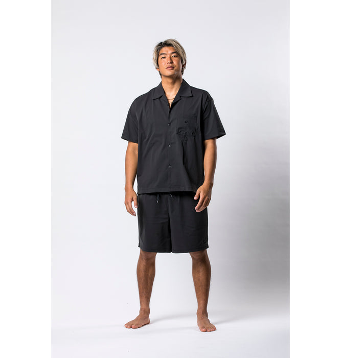 OUTLET】QUIKSILVER メンズ MW OPEN SHIRT 半袖シャツ ルーズフィット