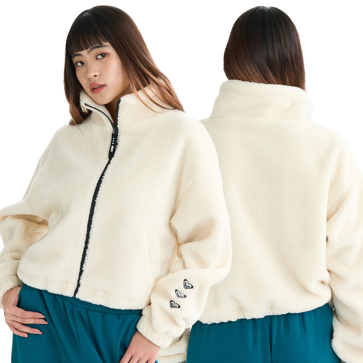 OUTLET】Roxy Fitness TRIPLE HEARTS JACKET ウィメンズ フィットネス