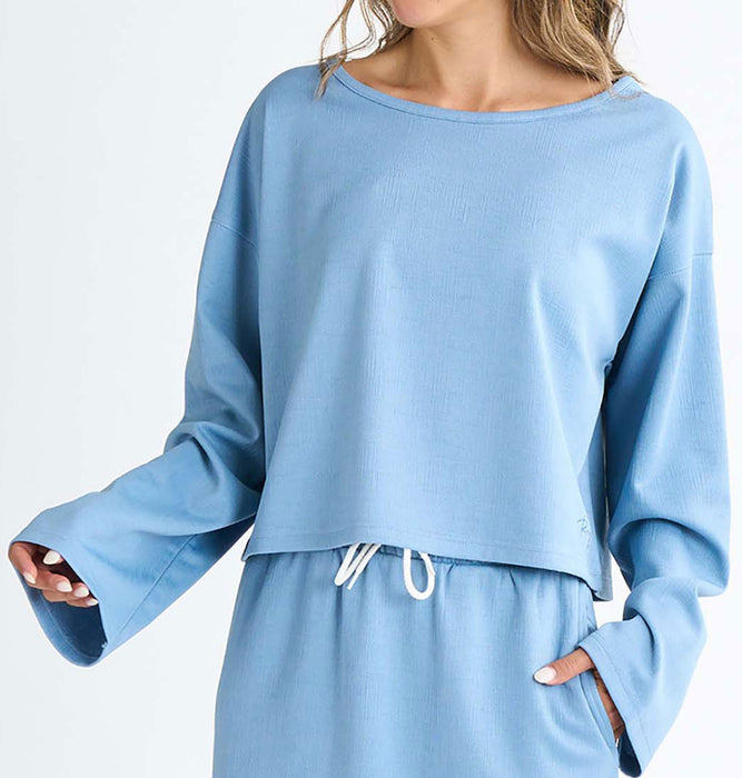 Roxy COASTAL ESCAPE L/S ウィメンズ 長袖Tシャツ ロンT ロングスリーブ ティーシャツ ジャガード