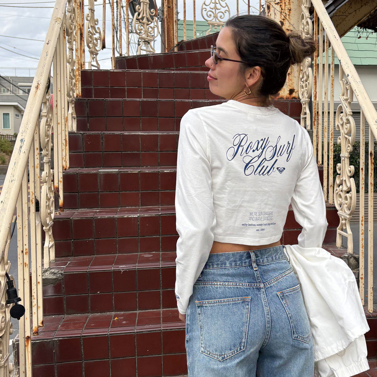 OUTLET】Roxy SUN CHASERS L/S ウィメンズ 長袖Tシャツ ロンT ティー