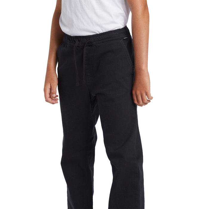 【OUTLET】QUIKSILVER キッズ・ユース DNA TWILL BEACH PANTコットンツイル ストレッチパンツ