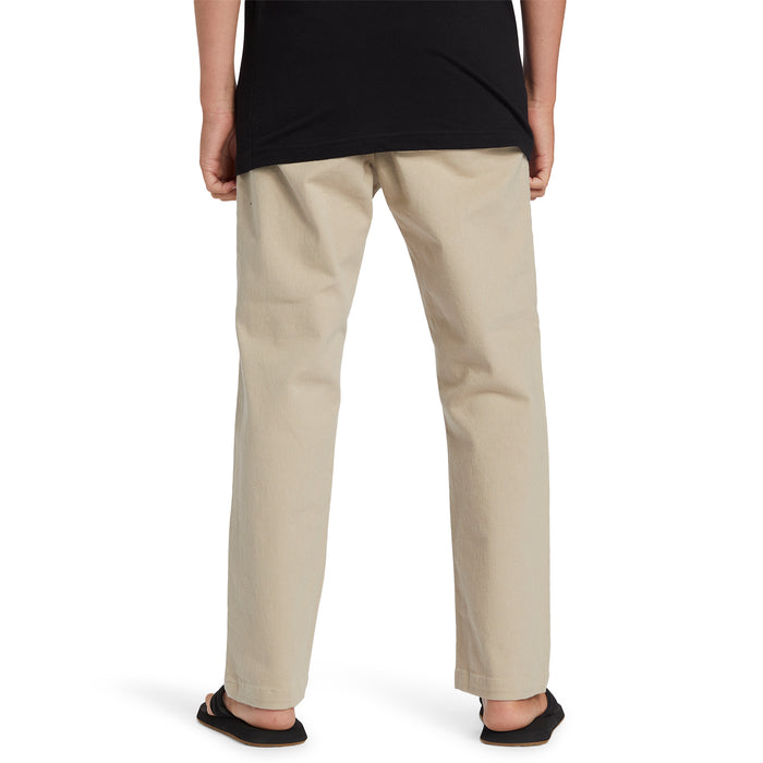 【OUTLET】QUIKSILVER キッズ・ユース DNA TWILL BEACH PANTコットンツイル ストレッチパンツ