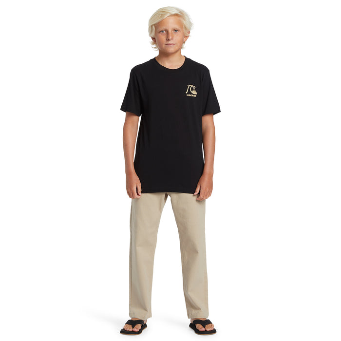 【OUTLET】QUIKSILVER キッズ・ユース DNA TWILL BEACH PANTコットンツイル ストレッチパンツ