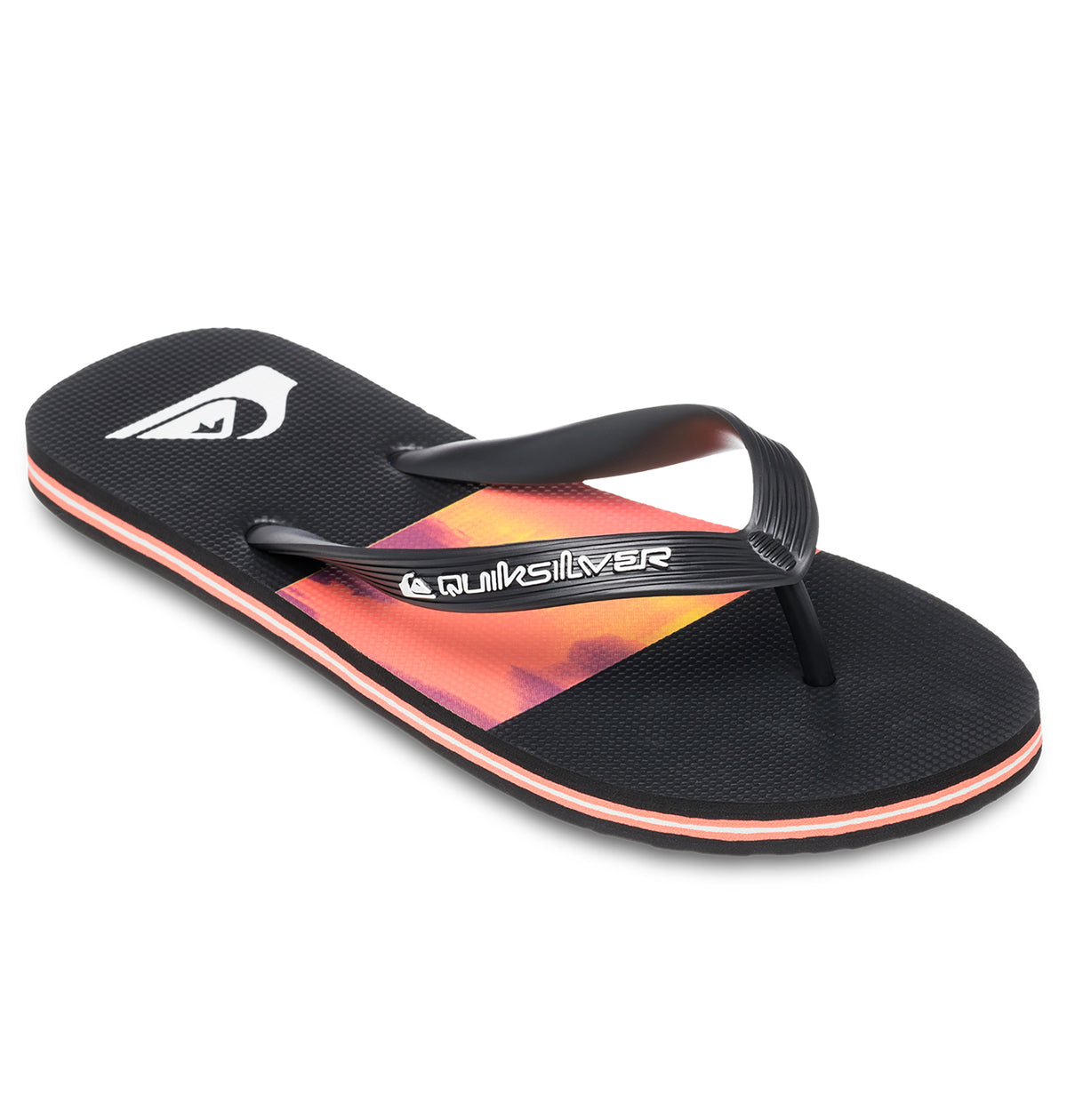 OUTLET】QUIKSILVER メンズ MOLOKAI STRIPE 25 ビーチサンダル