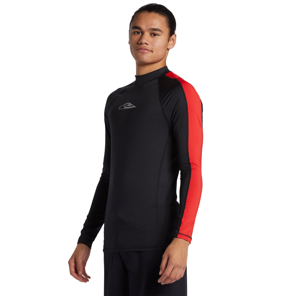 OUTLET】QUIKSILVER メンズ GRIFF UPF50 LS 長袖ラッシュガード UV CUT