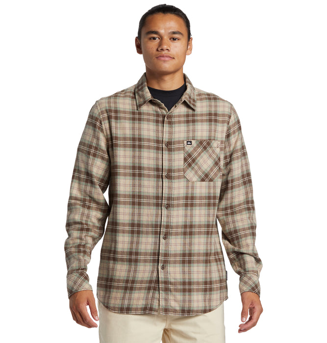 【OUTLET】QUIKSILVER メンズ ENSIGN CLASSIC FLANN 長袖チェックシャツ
