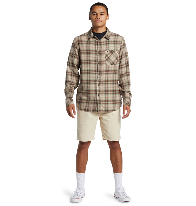 【OUTLET】QUIKSILVER メンズ ENSIGN CLASSIC FLANN 長袖チェックシャツ