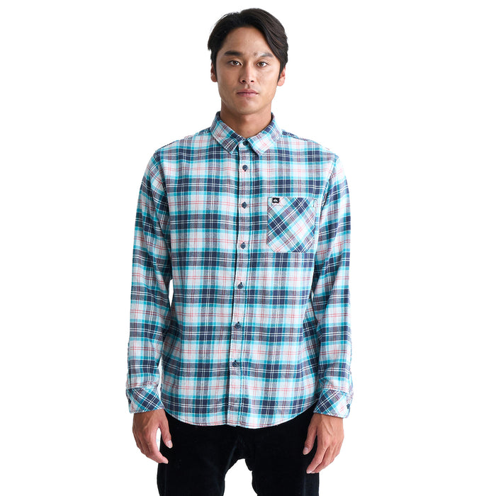 【OUTLET】QUIKSILVER メンズ ENSIGN CLASSIC FLANN 長袖チェックシャツ