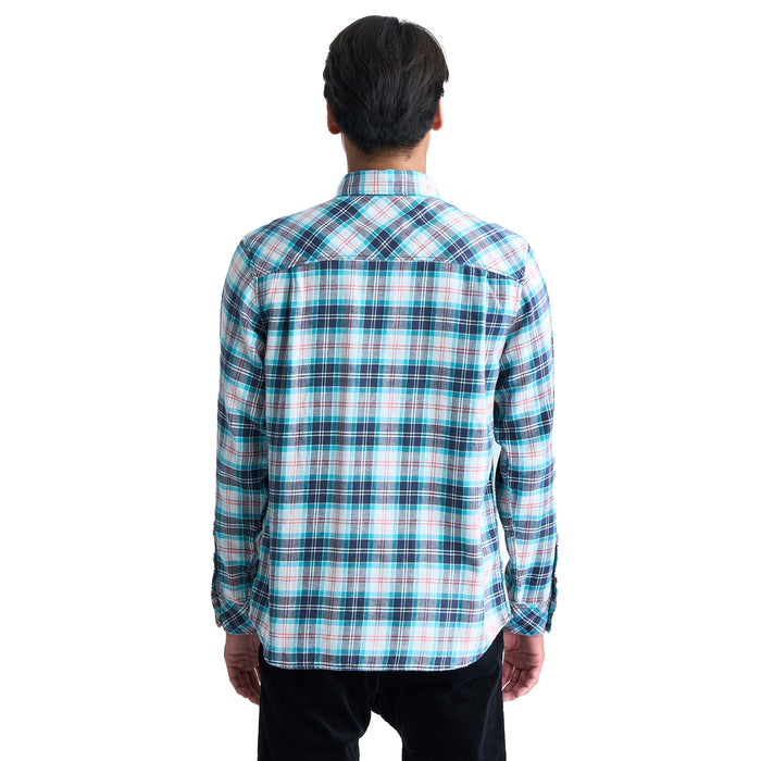 【OUTLET】QUIKSILVER メンズ ENSIGN CLASSIC FLANN 長袖チェックシャツ