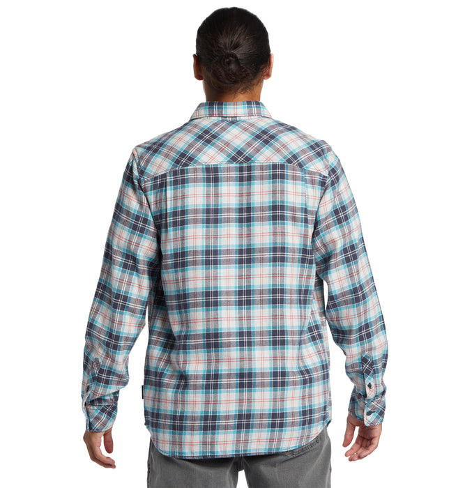【OUTLET】QUIKSILVER メンズ ENSIGN CLASSIC FLANN 長袖チェックシャツ
