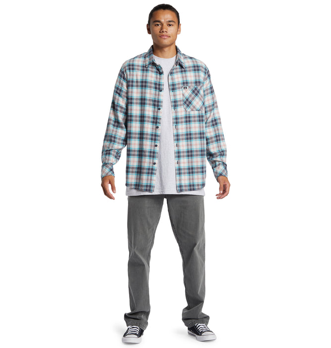 【OUTLET】QUIKSILVER メンズ ENSIGN CLASSIC FLANN 長袖チェックシャツ
