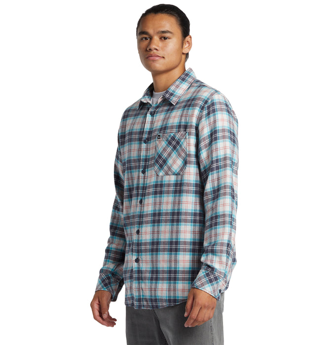 【OUTLET】QUIKSILVER メンズ ENSIGN CLASSIC FLANN 長袖チェックシャツ