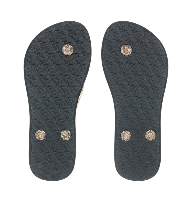 【OUTLET】Roxy RG VIVA SPARKLE キッズ ビーチサンダル
