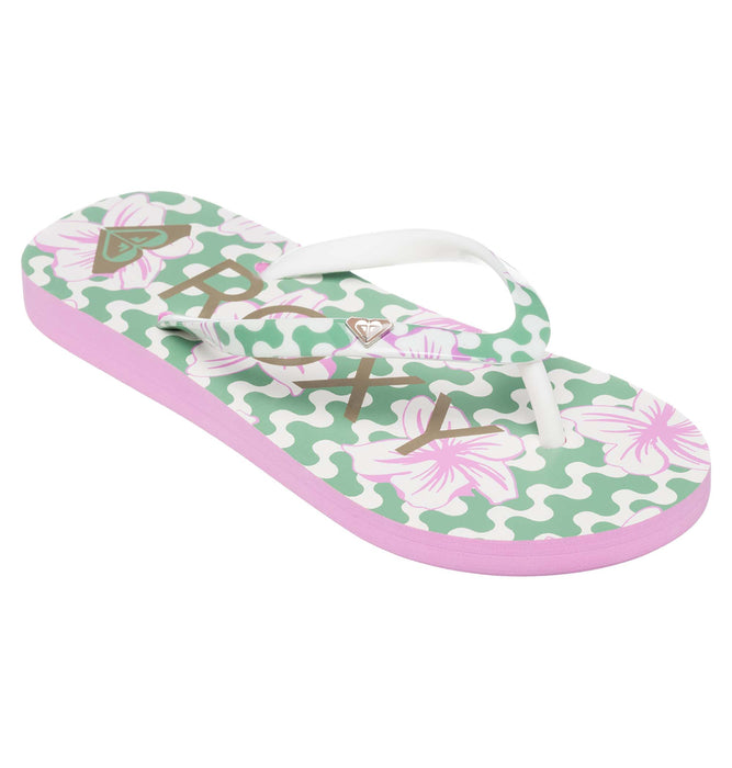 【OUTLET】Roxy RG PEBBLES VII キッズ ビーチサンダル