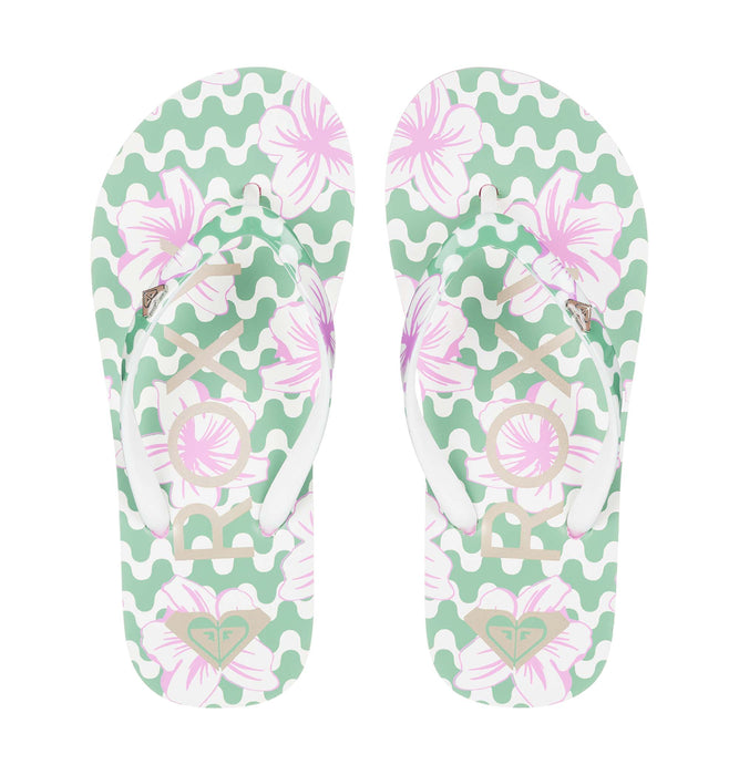 【OUTLET】Roxy RG PEBBLES VII キッズ ビーチサンダル