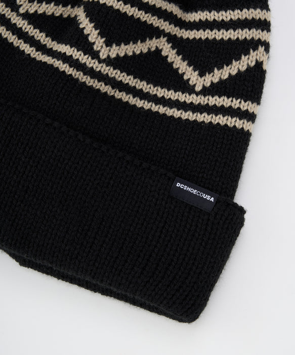 【OUTLET】DC Shoes 25 RETRO PATTERN BEANIE ビーニー メンズ