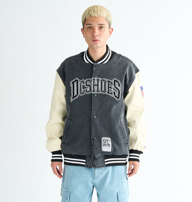 DC Shoes 25 VARSITY JACKET メンズ アウター スタジアムジャケット