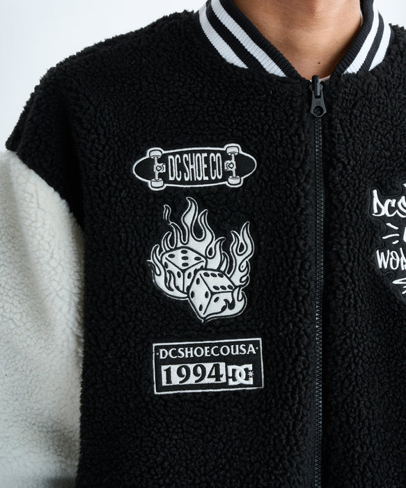 【OUTLET FAMILY SALE】DC Shoes 25 REVERSIBLE STAND JACKET ジャケット アウター ボア メンズ