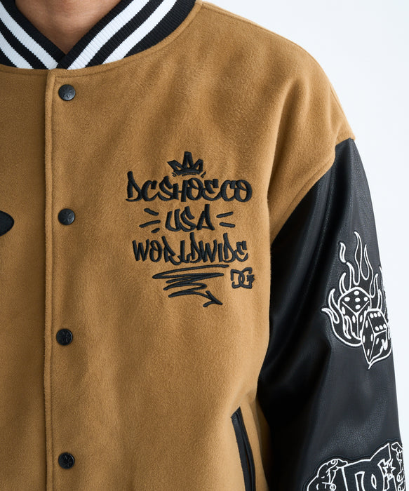 OUTLET】DC Shoes 25 VARSITY JACKET ジャケット アウター メンズ