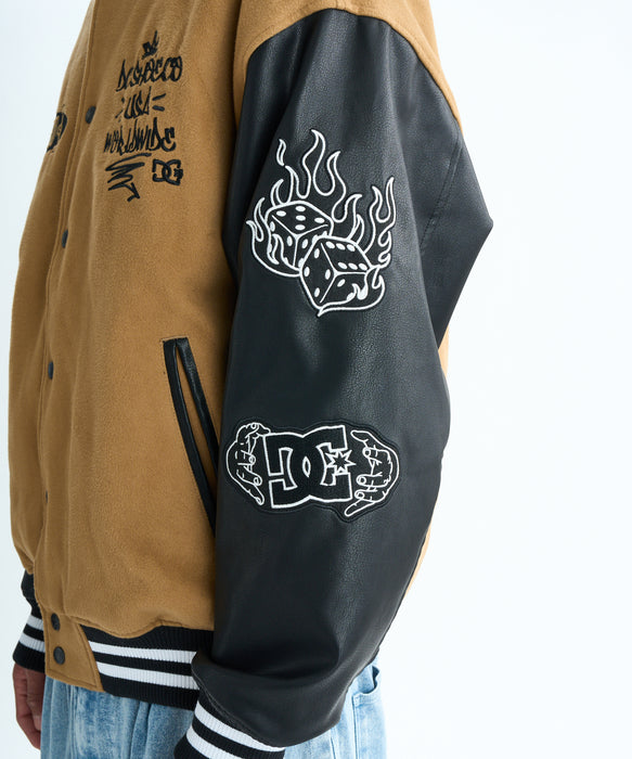 【OUTLET】DC Shoes 25 VARSITY JACKET ジャケット アウター メンズ
