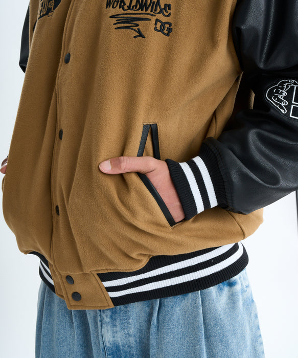OUTLET】DC Shoes 25 VARSITY JACKET ジャケット アウター メンズ